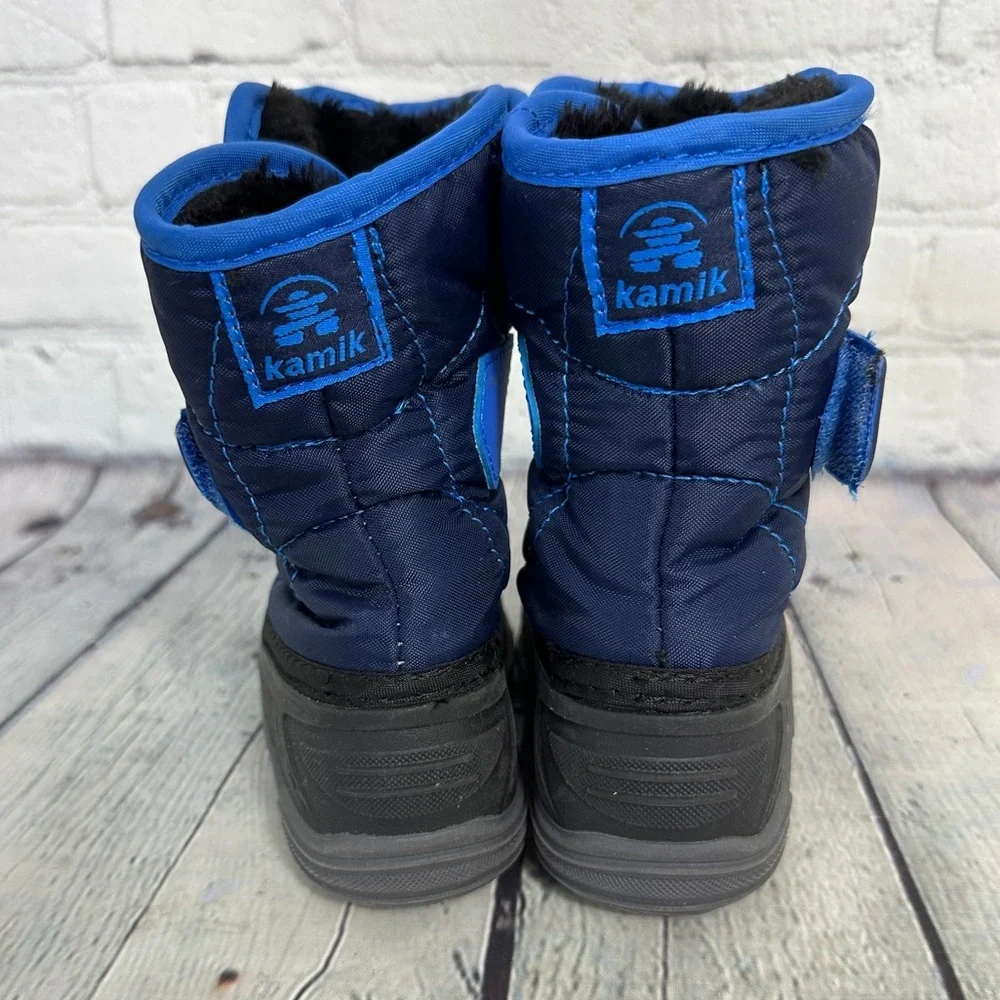 Kamik Snowbug winter boots blue size toddler 8